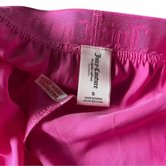 Juicy Couture Pink Sleep Shorts Lightweight Elastic Y2K Two Pack Size Sm/med - Picture 3 of 4